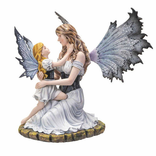 12.6" Fairy Statue - Motherly Love with Daughter - Magick Magick.com