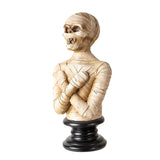 13" Mummy Bust with LED Light Statue - Magick Magick.com