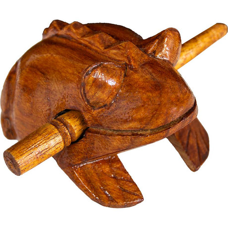 13" Wood Guiro Rasp - Frog - Magick Magick.com