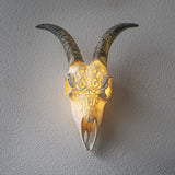 13.4" Goat Skull LED Light Up - Magick Magick.com