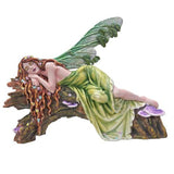 13.5" Fairy Statue - Sleeping Fairy in the Forest - Magick Magick.com