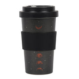 13.5 oz Bamboo Travel Mug with Sleeve - Moon Phases - Magick Magick.com