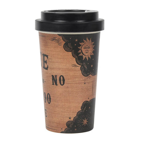 13.5 oz Bamboo Travel Mug with Sleeve - Talking Board - Magick Magick.com