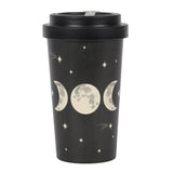 13.5 oz Bamboo Travel Mug with Sleeve - Triple Moon - Magick Magick.com