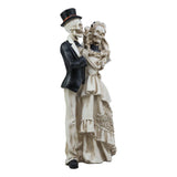 13.75" Skeleton Statue - Wedding Couple - Magick Magick.com