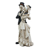 13.75" Skeleton Statue - Wedding Couple - Magick Magick.com