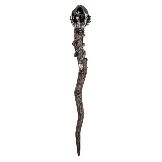 13.98" Black Magic Wand - Magick Magick.com