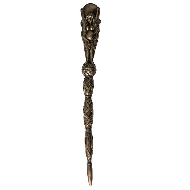 14" Mystical Wand - Triple Goddess - Magick Magick.com