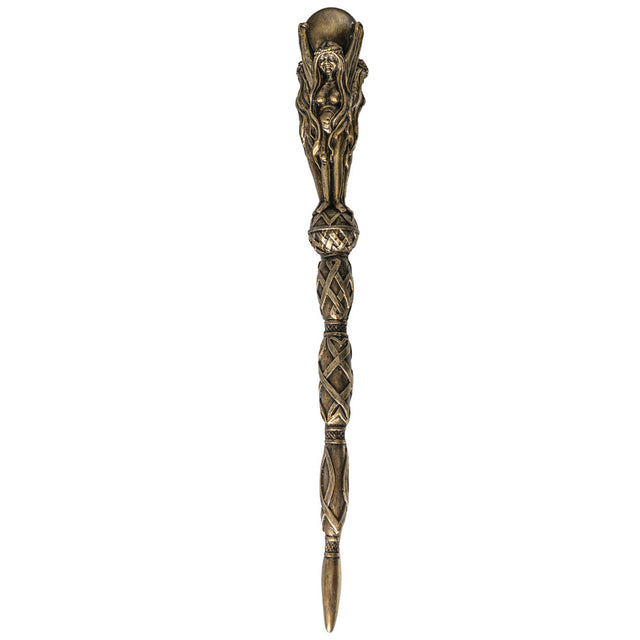 14" Mystical Wand - Triple Goddess - Magick Magick.com