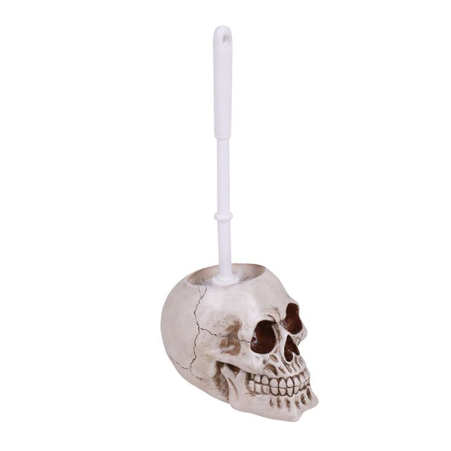 14" Skull Toilet Brush Holder - Magick Magick.com