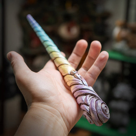 14" Unicorn Horn Wand - Magick Magick.com