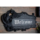 14.7" Welcome Dragon Wall Sign - Magick Magick.com