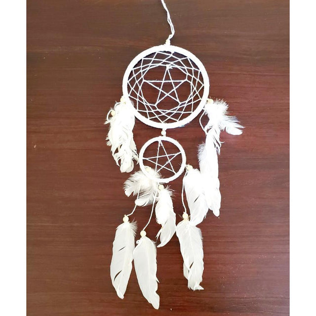 15" Dream Catcher - Pentagram Web - Magick Magick.com