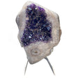 15" x 10" Amethyst Geode on Metal Stand - Magick Magick.com