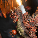 15.25" Fire Dragon Table Lamp - Magick Magick.com