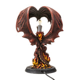 15.25" Fire Dragon Table Lamp - Magick Magick.com