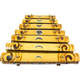 15.5" Bamboo Xylophone with Hand Painted Moon Phases - Magick Magick.com