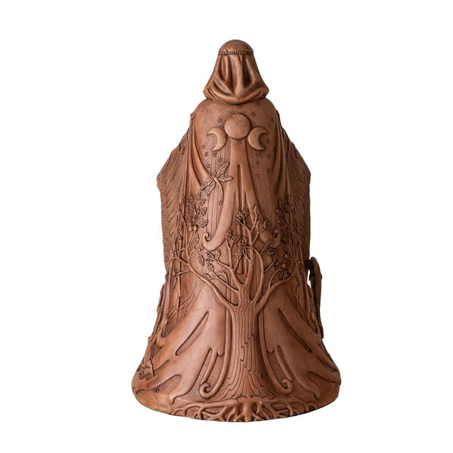 16" Celtic Danu Goddess Wood Finish Statue - Magick Magick.com