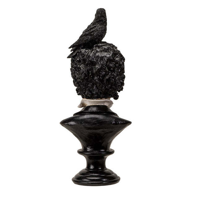 16" Edgar Allen Poe Bust Statue - Magick Magick.com