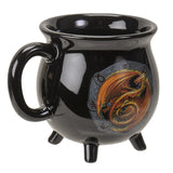 16 oz Anne Stokes Ceramic Color Changing Cauldron Mug - Beltane - Magick Magick.com