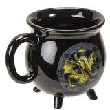 16 oz Anne Stokes Ceramic Color Changing Cauldron Mug - Mabon - Magick Magick.com