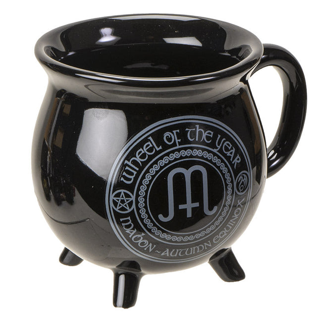 16 oz Anne Stokes Ceramic Color Changing Cauldron Mug - Mabon - Magick Magick.com