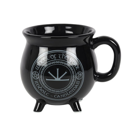 16 oz Anne Stokes Ceramic Color Changing Cauldron Mug - Ostara - Magick Magick.com