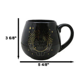 16 oz Ceramic Color Changing Mug - Fortune Teller Black - Magick Magick.com