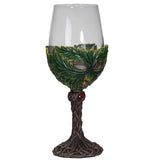 16 oz Resin and Glass Tree Spirit Wine Glass - Magick Magick.com