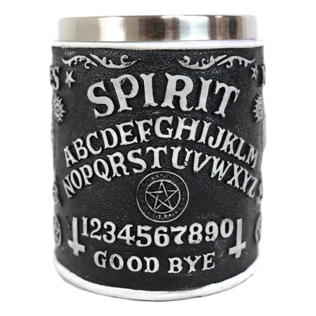 16 oz Stainless Steel Rim Mug - Ouija Board - Magick Magick.com