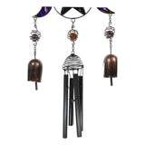 16.5" Triple Moon Wind Chime with Bells - Magick Magick.com