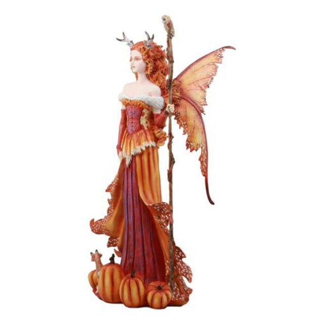 17.3" Amy Brown Fairy Statue - Pumpkin Queen - Magick Magick.com