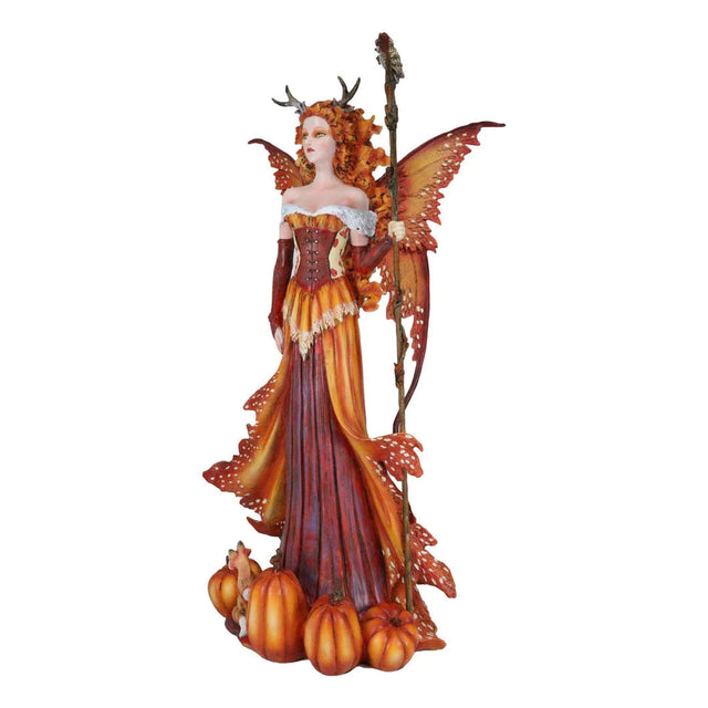 17.3" Amy Brown Fairy Statue - Pumpkin Queen - Magick Magick.com