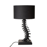 17.75" Black Vertebrae Lamp - Magick Magick.com