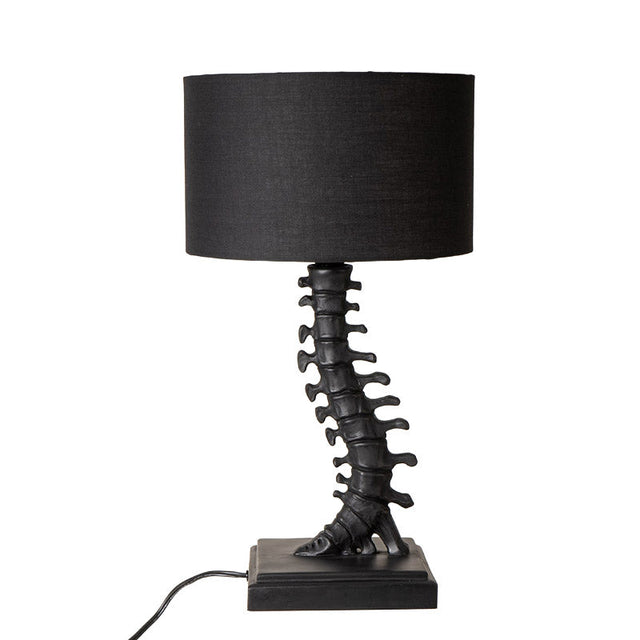 17.75" Black Vertebrae Lamp - Magick Magick.com