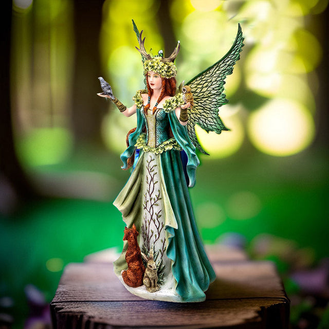 18" Amy Brown Fairy Statue - Caretaker Forest Fairy - Magick Magick.com