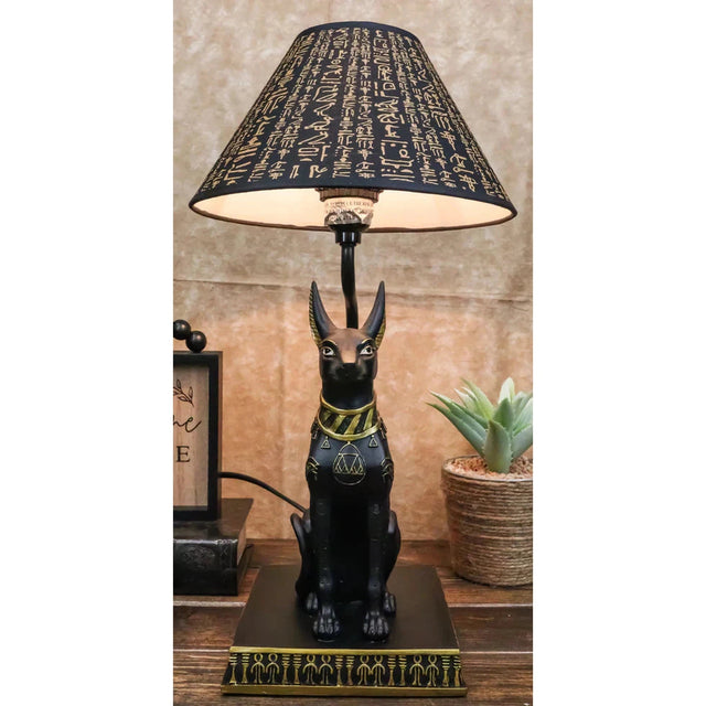 18" Egyptian Anubis Lamp - Magick Magick.com