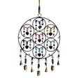 18" Tranquil Iron Wind Chime with Glass Beads and Bells - Magick Magick.com