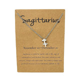 18" Zodiac Horoscope Constellation Silver Plated Necklace - Magick Magick.com