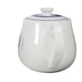 18 oz Ceramic Tea Pot - Evil Eye White - Magick Magick.com