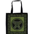 18" x 18" Butterfly Green & Black Tote Bag - Magick Magick.com