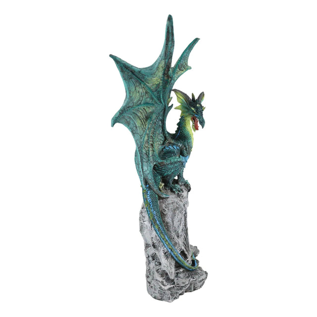 18.75" Jade Dragon Statue - Magick Magick.com