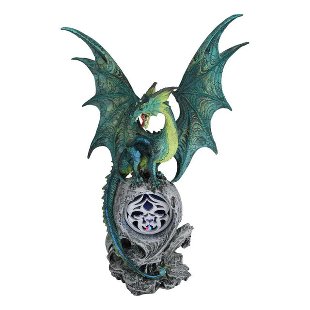 18.75" Jade Dragon Statue - Magick Magick.com