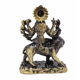 1.75" Maa Durga Mini Solid Brass Statue - Magick Magick.com