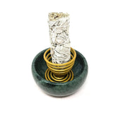 2" Golden Smudge & Palo Santo Stick Holder - Magick Magick.com