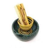 2" Golden Smudge & Palo Santo Stick Holder - Magick Magick.com