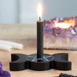 2" Triple Moon Pentacle Spell Candle Holder - Magick Magick.com