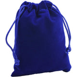 2" x 2.5" Unlined Velvet Bag - Blue - Magick Magick.com