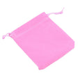 2" x 2.5" Unlined Velvet Bag - Pink - Magick Magick.com