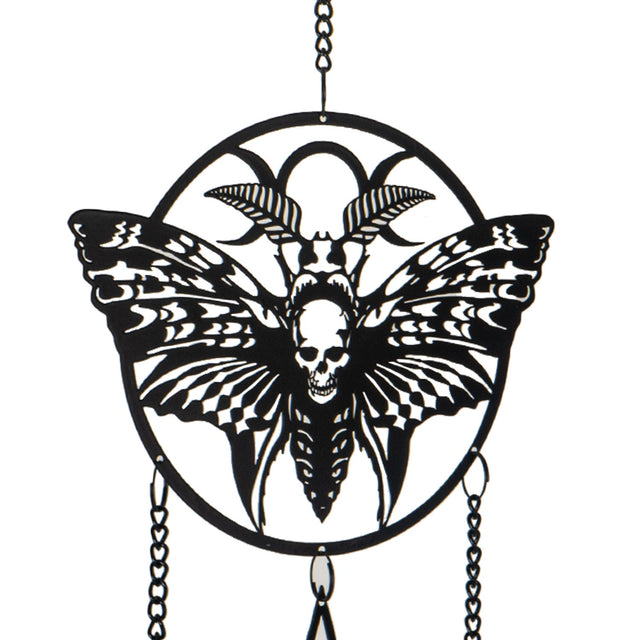 20" Death's Head Moth Hanging Decoration - Magick Magick.com